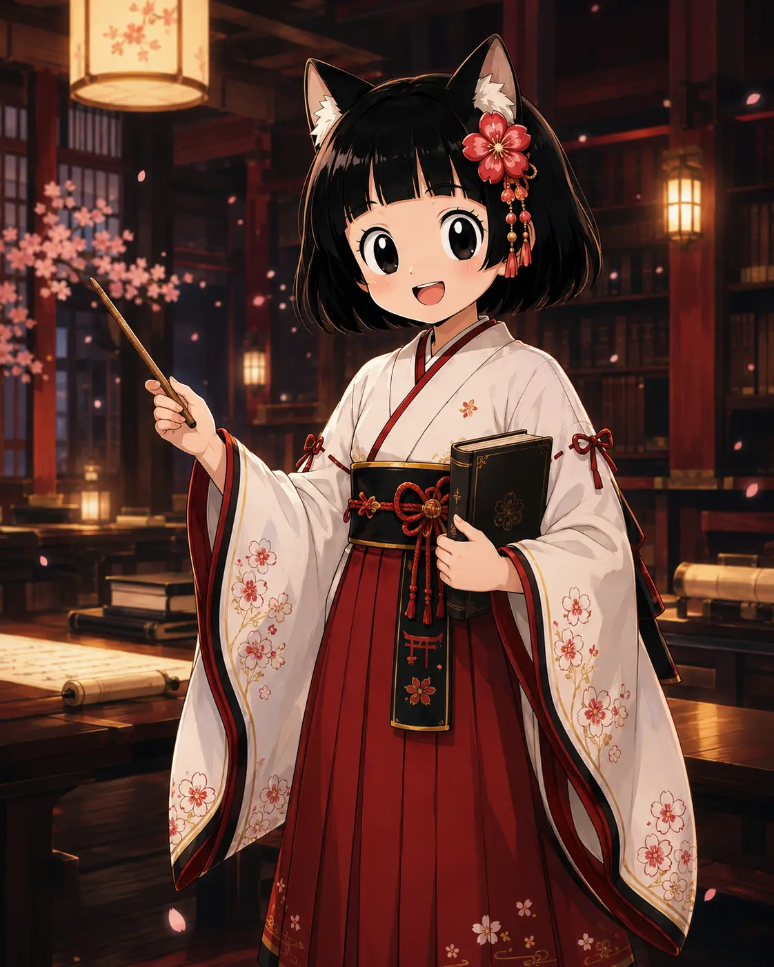 Yuuki ensinando